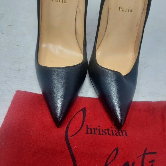 CHRISTIAN LOUBOUTIN So Kate Black Leather Pump - Picture 7 of 11